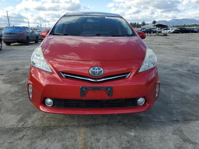 JTDZN3EU6E3319334 - 2014 TOYOTA PRIUS V RED photo 5