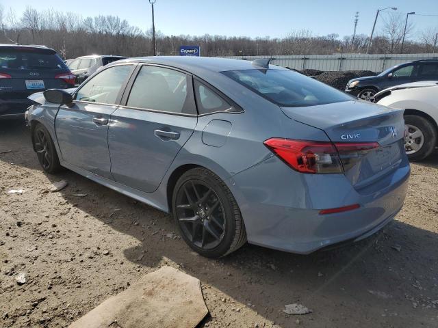 2HGFE2F58NH563926 - 2022 HONDA CIVIC SPORT 蓝色 照片 2