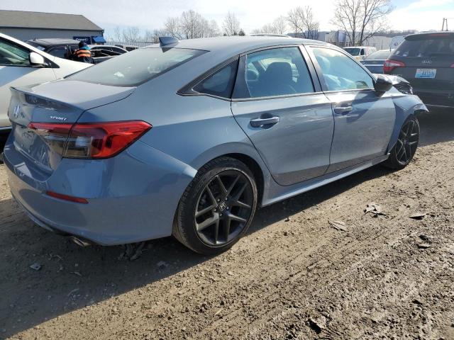 2HGFE2F58NH563926 - 2022 HONDA CIVIC SPORT 蓝色 照片 3