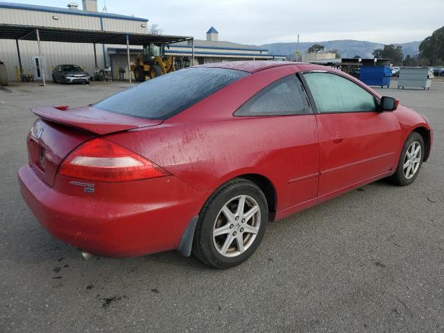 1HGCM82673A031912 - 2003 HONDA ACCORD EX RED photo 3