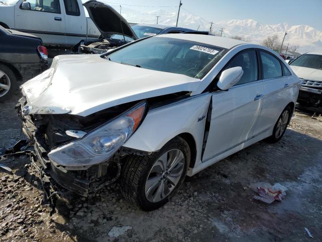 KMHEC4A43DA097213 - 2013 HYUNDAI SONATA HYBRID WHITE photo 1