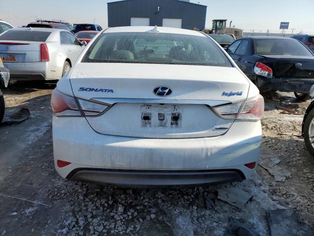 KMHEC4A43DA097213 - 2013 HYUNDAI SONATA HYBRID WHITE photo 6