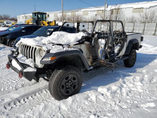 1C6JJTAG7ML510758 - 2021 JEEP GLADIATOR SPORT WHITE photo 1