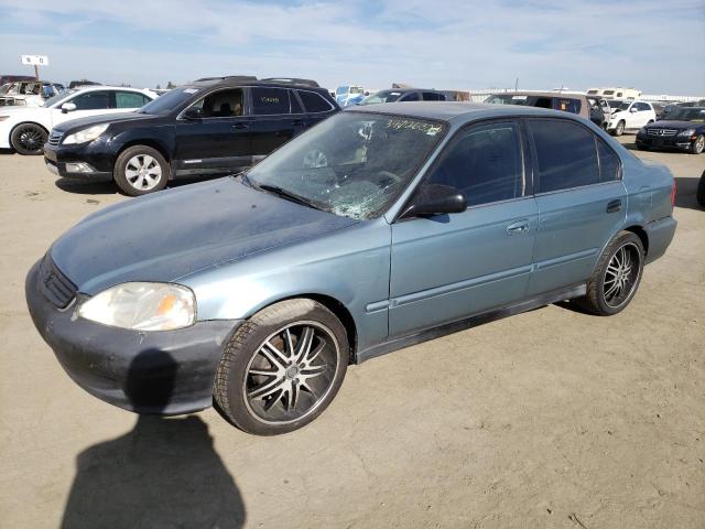 2HGEJ6610YH591350 - 2000 HONDA CIVIC BASE BLUE photo 1