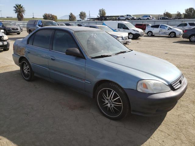 2HGEJ6610YH591350 - 2000 HONDA CIVIC BASE BLUE photo 4