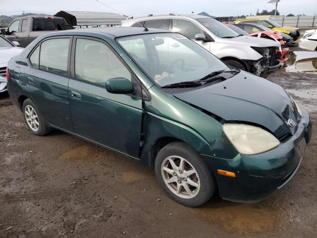 JT2BK12U210034203 - 2001 TOYOTA PRIUS GREEN photo 4