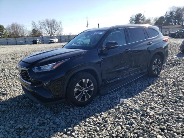 5TDHZRAHXLS512352 - 2020 TOYOTA HIGHLANDER XLE BLACK photo 1