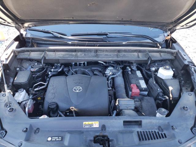 5TDHZRAHXLS512352 - 2020 TOYOTA HIGHLANDER XLE BLACK photo 12