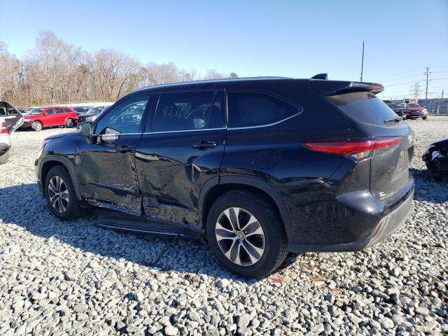 5TDHZRAHXLS512352 - 2020 TOYOTA HIGHLANDER XLE BLACK photo 2