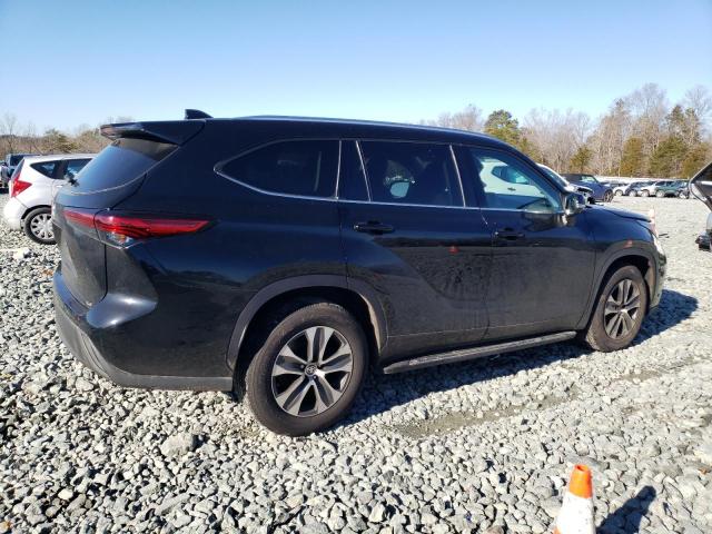 5TDHZRAHXLS512352 - 2020 TOYOTA HIGHLANDER XLE BLACK photo 3