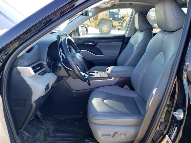 5TDHZRAHXLS512352 - 2020 TOYOTA HIGHLANDER XLE BLACK photo 7