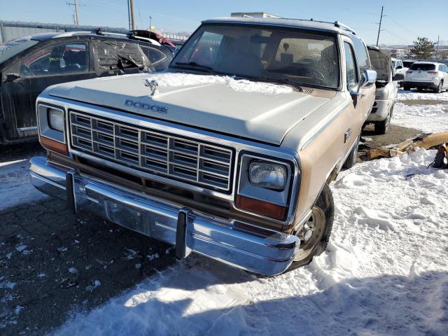 1B4GW12W0FS547235 - 1985 DODGE RAMCHARGER AW-100 WHITE photo 1