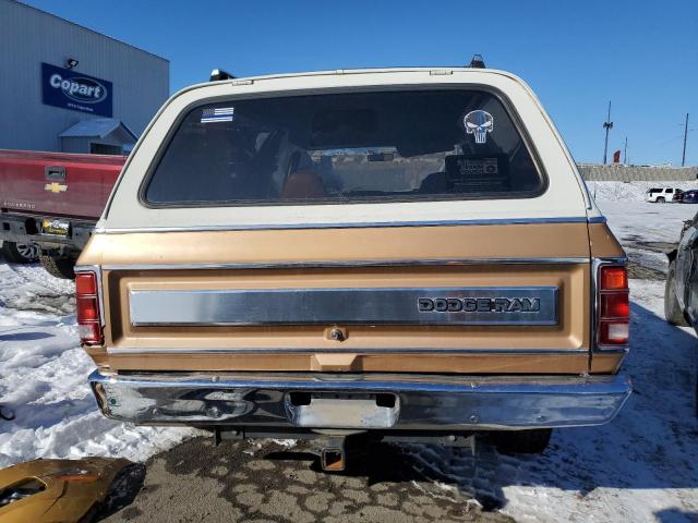 1B4GW12W0FS547235 - 1985 DODGE RAMCHARGER AW-100 WHITE photo 6