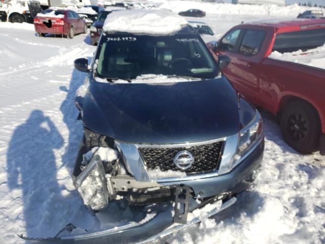 5N1AR2MM0EC673326 - 2014 NISSAN PATHFINDER S BLUE photo 5
