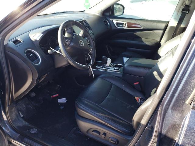 5N1AR2MM0EC673326 - 2014 NISSAN PATHFINDER S BLUE photo 7