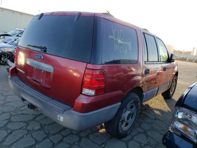 1FMRU13W34LA23712 - 2004 FORD EXPEDITION XLS RED photo 3