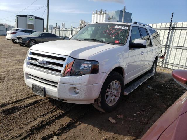 1FMJK2A50DEF16397 - 2013 FORD EXPEDITION EL LIMITED WHITE photo 1