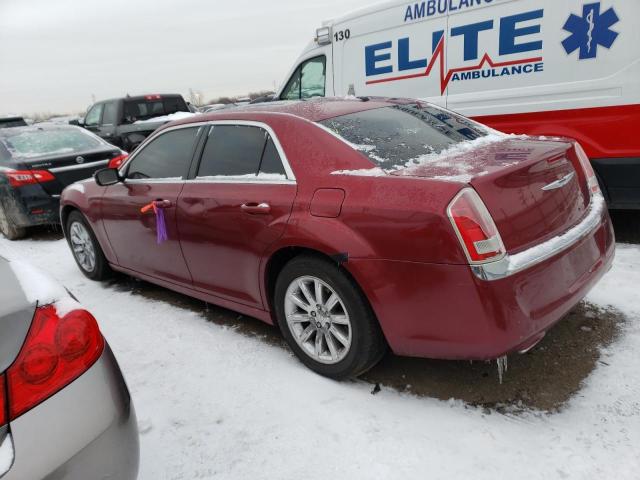 2C3CCAAG5EH280320 - 2014 CHRYSLER 300 BURGUNDY photo 2