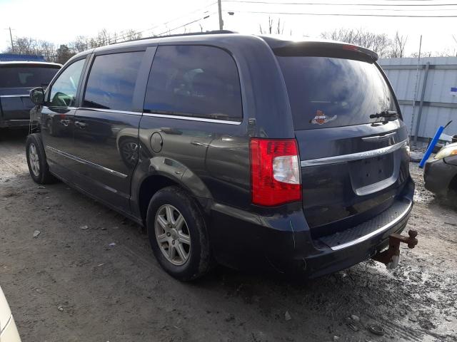 2C4RC1BG3CR282451 - 2012 CHRYSLER TOWN & COU TOURING გრაფიტი ფოტო 2