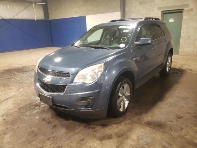 2GNFLDE59C6218714 - 2012 CHEVROLET EQUINOX LT BLUE photo 2