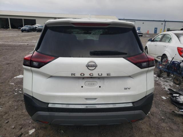 5N1BT3BA7NC674350 - 2022 NISSAN ROGUE SV WHITE photo 6