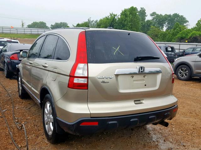 JHLRE38768C050149 - 2008 HONDA CR-V EXL  photo 3