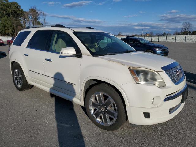 1GKKRTED4BJ370722 - 2011 GMC ACADIA DENALI WHITE photo 4