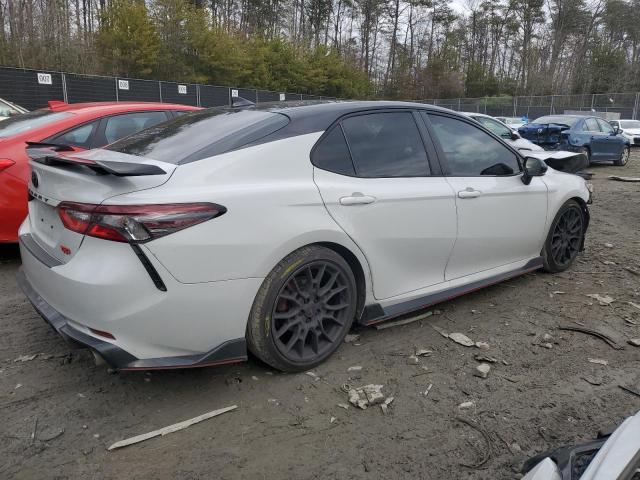 4T1KZ1AKXMU056512 - 2021 TOYOTA CAMRY TRD WHITE photo 3