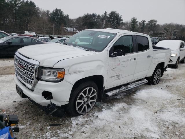 1GTG6EEN3M1125167 - 2021 GMC CANYON DENALI WHITE photo 1