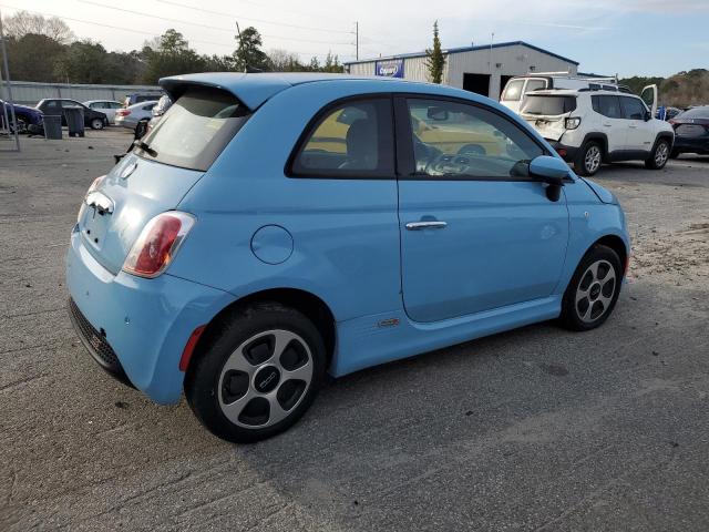 3C3CFFGE4FT503742 - 2015 FIAT 500 ELECTRIC BLUE photo 3