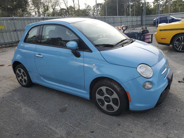 3C3CFFGE4FT503742 - 2015 FIAT 500 ELECTRIC BLUE photo 4