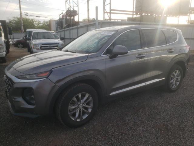 5NMS3CADXKH047901 - 2019 HYUNDAI SANTA FE SEL GRAY photo 1