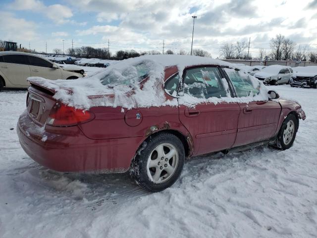 1FAFP55S92A133484 - 2002 FORD TAURUS SES BURGUNDY photo 3