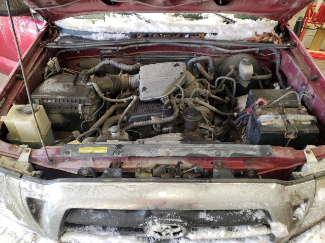 5TEUX42N36Z306292 - 2006 TOYOTA TACOMA ACCESS CAB წითელი ფოტო 11