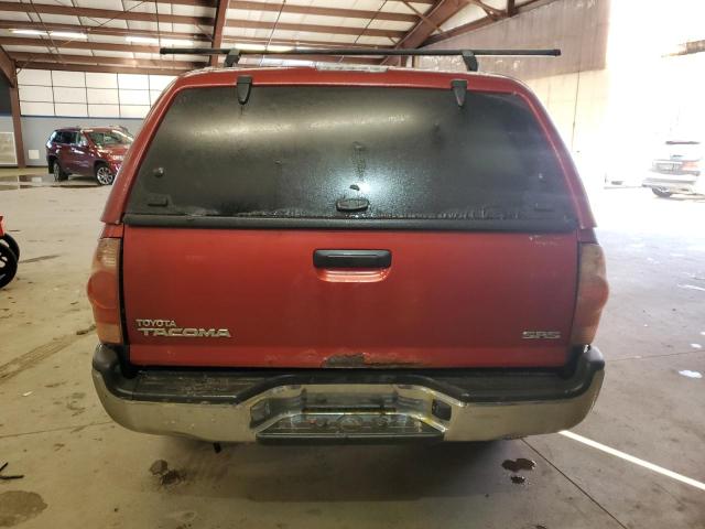5TEUX42N36Z306292 - 2006 TOYOTA TACOMA ACCESS CAB RED photo 6