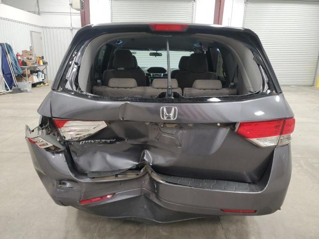 5FNRL5H43FB094453 - 2015 HONDA ODYSSEY EX GRAY photo 6