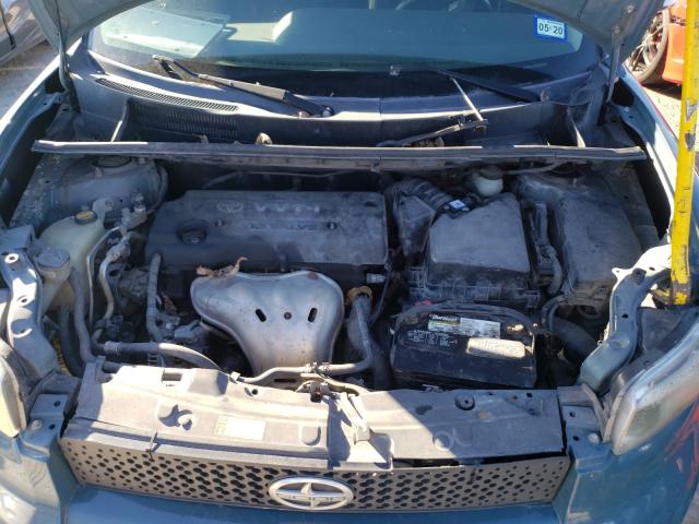 JTLKE50E891089105 - 2009 TOYOTA SCION XB TEAL photo 7