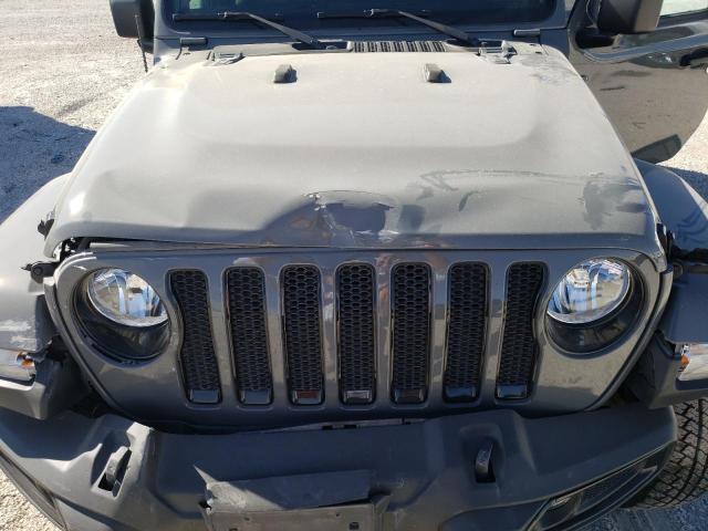 1C4HJXEG9PW665453 - 2023 JEEP WRANGLER SAHARA GRAY photo 11