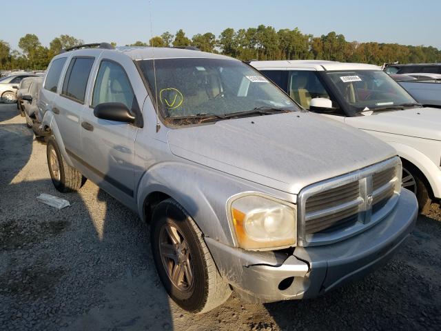 1D4HD48N36F112928 - 2006 DODGE DURANGO SLT SILVER photo 1