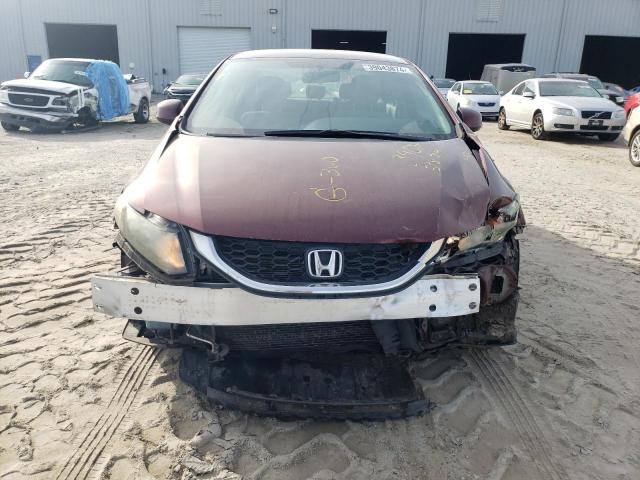 19XFB2F50DE025786 - 2013 HONDA CIVIC LX BURGUNDY photo 5