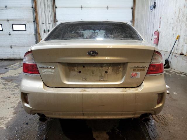 4S3BL616287207546 - 2008 SUBARU LEGACY 2.5I GOLD photo 6