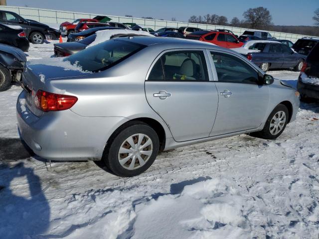 JTDBU4EE3AJ057149 - 2010 TOYOTA COROLLA BASE SILVER photo 3