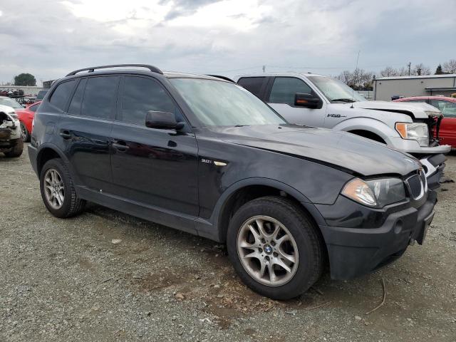 WBXPA734X4WC40443 - 2004 BMW X3 2.5I BLACK photo 4