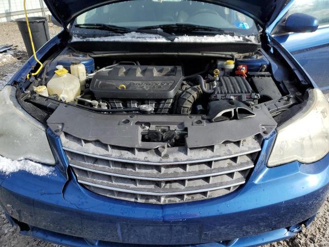 1C3CC5FB5AN125871 - 2010 CHRYSLER SEBRING LIMITED BLUE photo 11