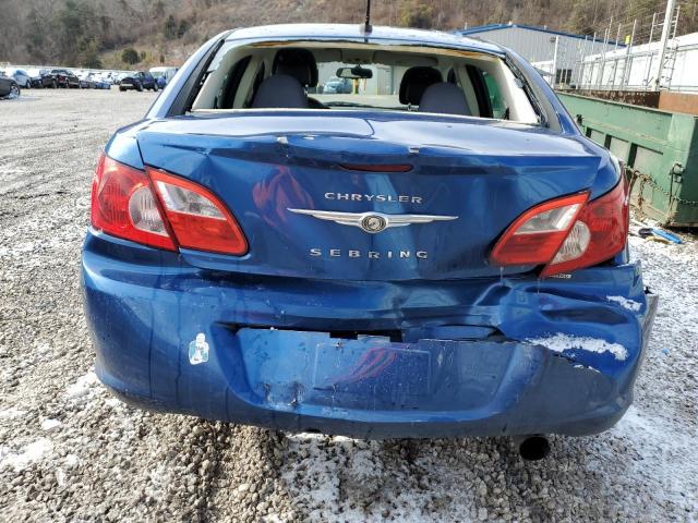 1C3CC5FB5AN125871 - 2010 CHRYSLER SEBRING LIMITED BLUE photo 6