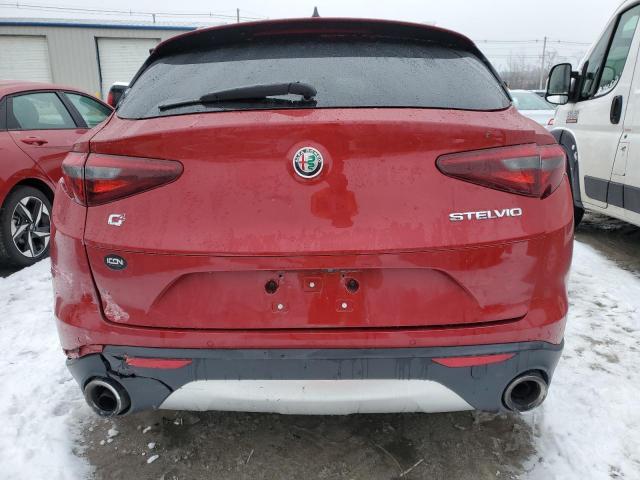 ZASFAKNN2J7C03799 - 2018 ALFA ROMEO STELVIO TI SPORT RED photo 6