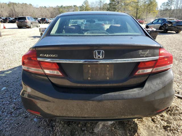 2HGFB2F84DH505488 - 2013 HONDA CIVIC EX BLACK photo 6