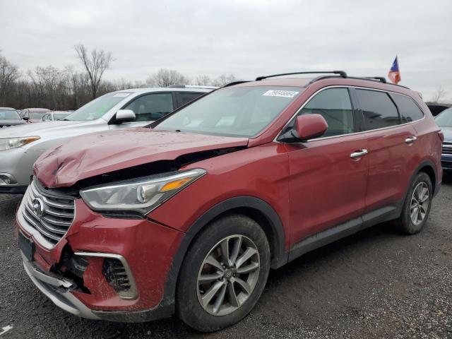 KM8SMDHF4JU261599 - 2018 HYUNDAI SANTA FE SE BURGUNDY photo 1