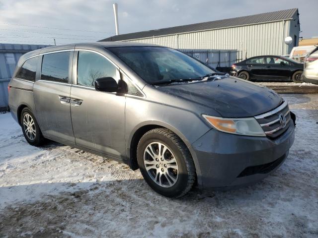 5FNRL5H48CB503543 - 2012 HONDA ODYSSEY EX GRAY photo 4