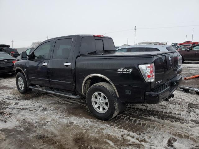 1N6AA07B24N573433 - 2004 NISSAN TITAN XE BLACK photo 2